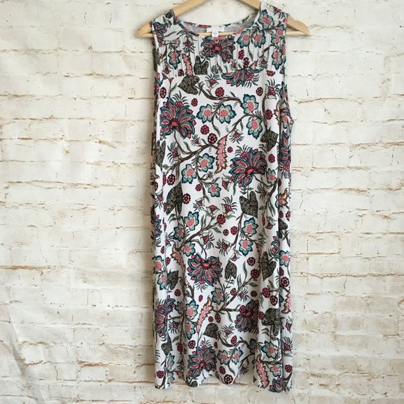 J. Jill Dresses & Skirts - J. Jill Floral Knit Sleeveless Dress
